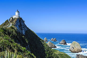 Nugget Point Lighthouse, the Catlins, South Island, New Zealand, Pacific