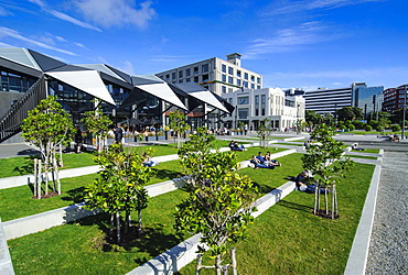 Restaurants around Lambton harbour, Wellington, North Island, New Zealand, Pacific