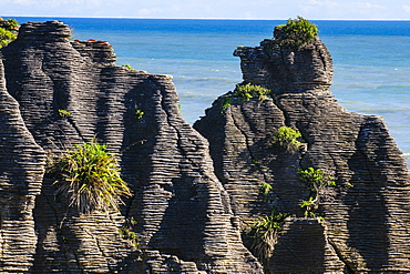 Beautiful rock formation, Pancake Rocks, Paparoa National Park, West Coast, South Island, New Zealand, Pacific