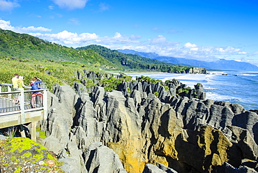 Pancake Rocks, Paparoa National Park, West Coast, South Island, New Zealand, Pacific