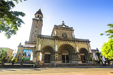 Manila Cathedral, Intramuros, Manila, Luzon, Philippines, Southeast Asia, Asia