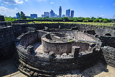 Old watchtower Baluarte de San Diego, Intramuros, Manila, Luzon, Philippines, Southeast Asia, Asia