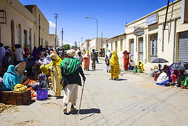 Market in Adi Keyh, Eritrea, Africa