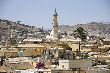 View over the town of Keren, Eritrea, Africa