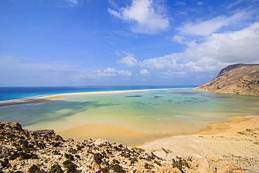 Detwah Lagoon near Qalansia at the west coast of the island of Socotra, UNESCO World Heritage Site, Yemen, Middle East