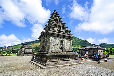 Arjuna Hindu Dieng temple complex, Dieng Plateau, Java, Indonesia, Southeast Asia, Asia