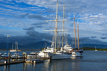 The harbour of Nadi, Viti Levu, Fiji, Pacific