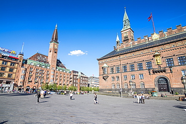 Copenhagen City Hall, Copenhagen, Denmark, Scandinavia, Europe