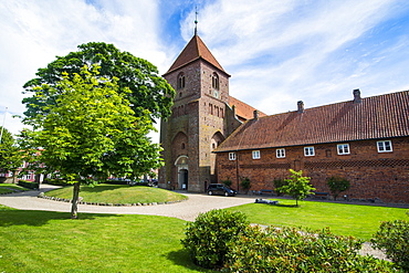 St. Catharina's Abbey in Ribe, Denmark's oldest surviving city, Jutland, Denmark, Scandinavia, Europe