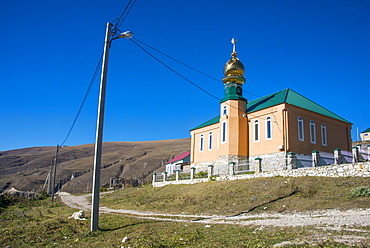 Mosque in the Dagestan Mountains, Dagestan, Caucasus, Russia, Europe