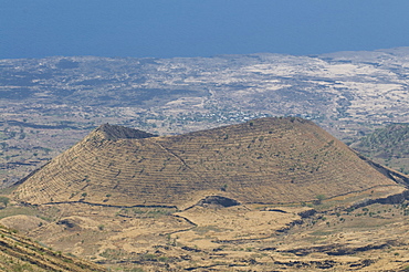 Volcanic cone on the island of Fogo, Cape Verde, Africa