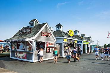 Little shops on the Halifax Waterfront, Halifax, Nova Scotia, Canada, Noth America