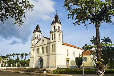 The cathedral of the city of Sao Tome, Sao Tome and Principe, Atlantic Ocean, Africa