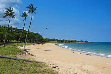 Beach of Praia dos Governadores, Sao Tome, Sao Tome and Principe, Atlantic Ocean, Africa