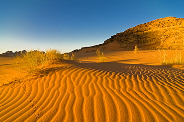 The stunning desert scenery of Wadi Rum, Jordan, Middle East