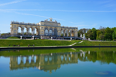 The Gloriette in the Schonbrunn Palace Gardens, UNESCO World Heritage Site, Vienna, Austria, Europe