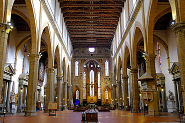 Santa Croce Basilica, Florence, UNESCO World Heritage Site, Tuscany, Italy, Europe