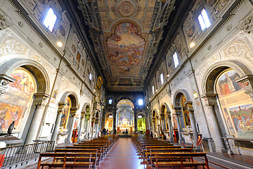 The San Salvatore di Ognissanti church, Florence, Tuscany, Italy, Europe