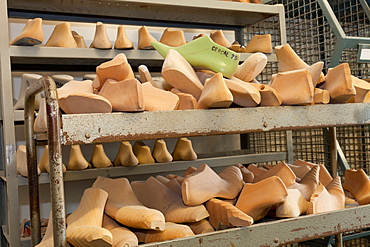 Wood model laboratory at Cercal footwear school, San Mauro Pascoli, Emilia-Romagna, Italy, Europe