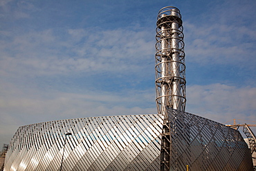 Iren district heating power plant in Turin, Piedmont, Italy, Europe