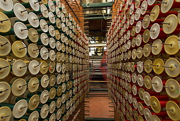 Weaving factory in Conegliano, Veneto, Italy, Europe