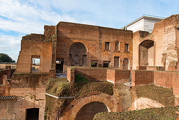 Imperial palace at Forum Romanum, Palatine Hill, Rome, Lazio, Italy, Europe