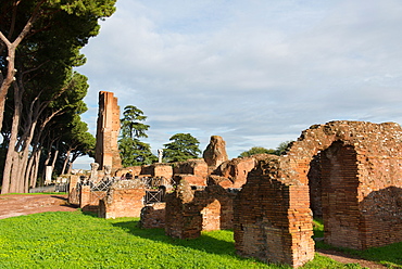 Imperial palace at Forum Romanum, Palatine Hill, Rome, Lazio, Italy, Europe