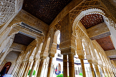 Palacios Nazaries, The Alhambra, UNESCO World Heritage Site, Granada, Andalucia, Spain, Europe