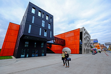 New Theatre Building, Pilsen (Plzen,) Western Bohemia, Czech Republic, Europe