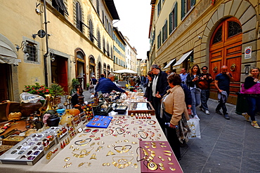 Monthly Antique Market, Arezzo, Tuscany, Italy, Europe