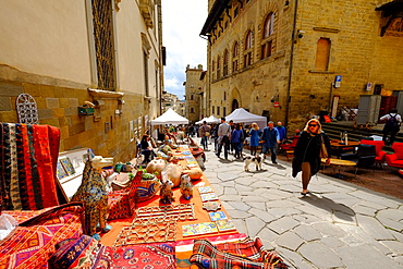 Monthly Antique Market, Arezzo, Tuscany, Italy, Europe