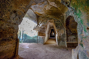 Antro della Sibilla, Cave of the Sibyl, Cumae, Bacoli, Pozzuoli, Naples, Campania, Italy, Europe