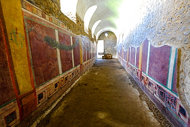 House of the Cryptoporticus, Pompeii, UNESCO World Heritage Site, the ancient Roman town near Naples, Campania, Italy, Europe