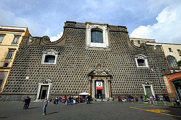 Church of Gesu Nuovo, Naples, Campania, Italy, Europe