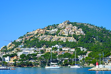 Port d'Andratx fishing village, Majorca, Balearic Islands, Spain, Mediterranean, Europe