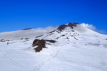 Summit craters of Mount Etna, UNESCO World Heritage Site, Catania, Sicily, Italy, Europe