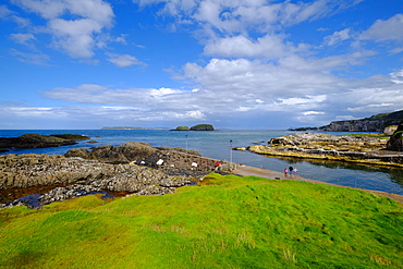 Ballintoy Harbour, Ballycastle, County Antrim, Ulster, Northern Ireland, United Kingdom, Europe