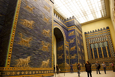 Ishtar Gate from Babylon at Berlin Pergamon Museum, Berlin, Germany, Europe