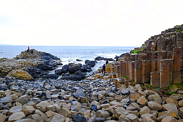 Giant's Causeway, UNESCO World Heritage Site, Bushmills, County Antrim, on the north coast of Northern Ireland, Ulster, Northern Ireland, United Kingdom, Europe