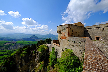 The fortress of San Leo, Rimini province, Emilia Romagna, Italy, Europe