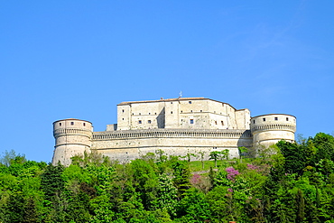 The fortress of San Leo, Rimini province, Emilia Romagna, Italy, Europe