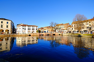 Riviera Garibaldi, Sile River, Treviso, Veneto, Italy, Europe