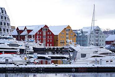 Tromso Harbour, Tromso, Troms County, Norway, Scandinavia, Europe