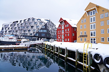 Tromso Harbour, Tromso, Troms County, Norway, Scandinavia, Europe