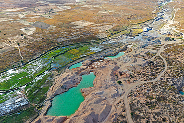 Ilakaka sapphire mine, one of Earth's largest known alluvial sapphire deposits, Ilakaka, Ihorombe Region, Madagascar, Africa