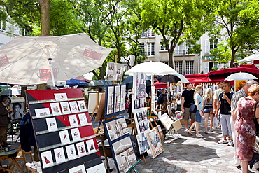 Place du Tertre, Montmartre, Paris, France, Europe