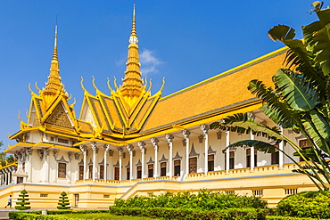 Throne Hall, Royal Palace, Phnom Penh, Cambodia, Indochina, Southeast Asia, Asia