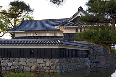 The 16th century Matsumoto Castle, mostly original construction and a National Treasure of Japan, Nagano, Japan