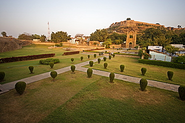 Badal Mahal Gate in Chanderi, Madhya Pradesh, North India, Asia