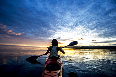 Sea Kayaking in Raja Ampat, West Papua, Indonesia, New Guinea, Southeast Asia, Asia